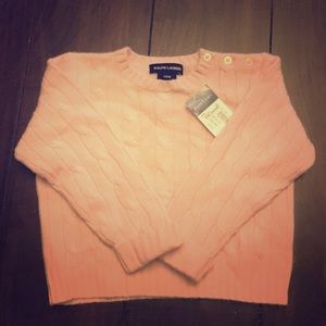 Ralph Lauren light pink cashmere sweater